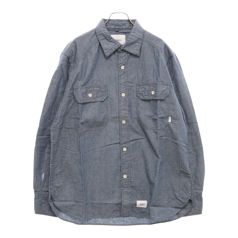 WTAPS (ダブルタップス) 20SS CELL LS SHIRT INDIGO リネン混 2