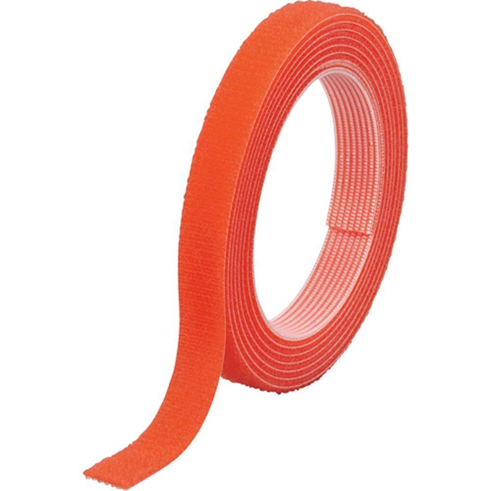 オレンジ_単品 TRUSCO(トラスコ) マジックバンド結束テープ 両面 10mm×30m オレンジ MKT-10W-OR