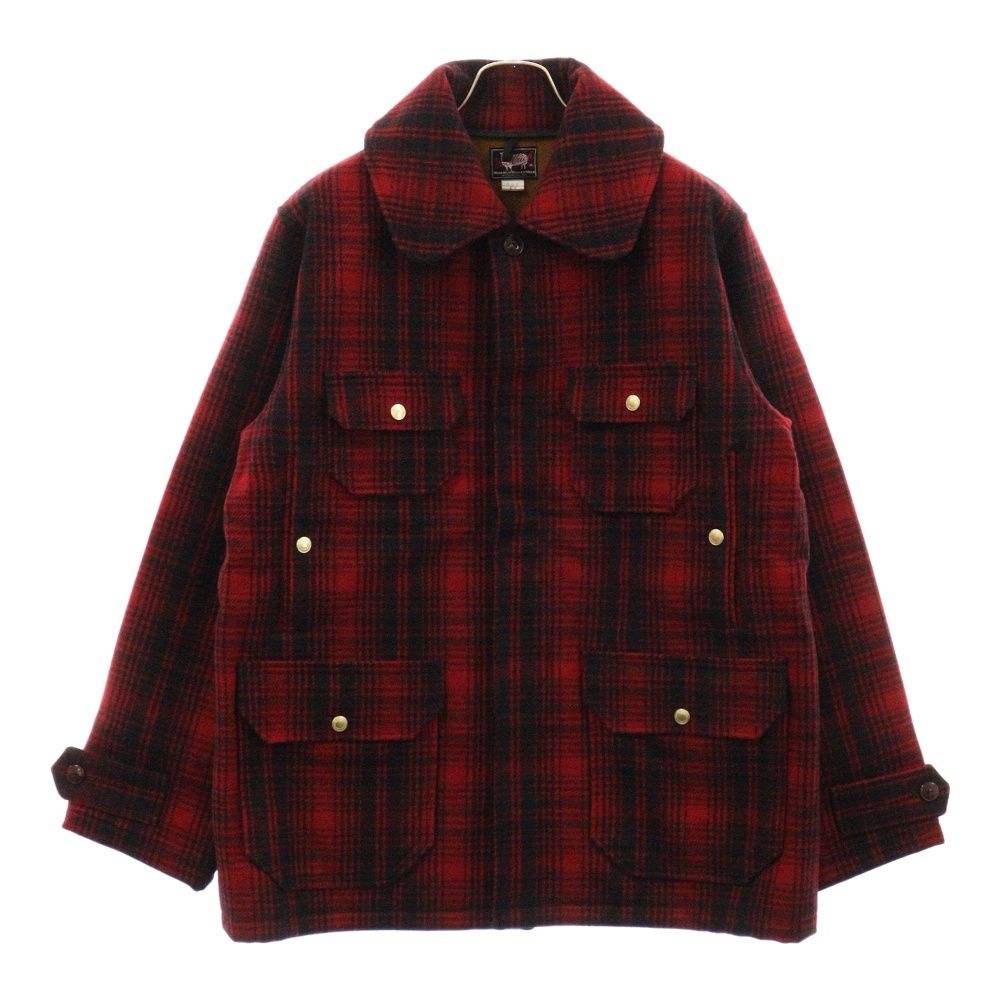 WOOLRICH (ウールリッチ) 503 HUNTING JACKET 50着限定 ウールチェック ハンティングジャケット レッド WOOU0070K
