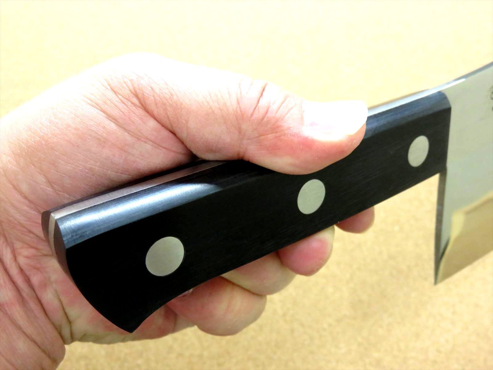 関の刃物 チョッパーナイフ 18.5cm (185mm) 正広 MV黒合板 モリブデン