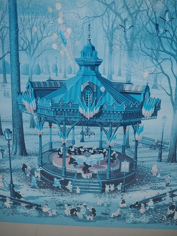 ヒロヤマガタ　  リトグラフ ヒロ・ヤマガタのリトグラフ3枚セット(色あせあり)アウトレット