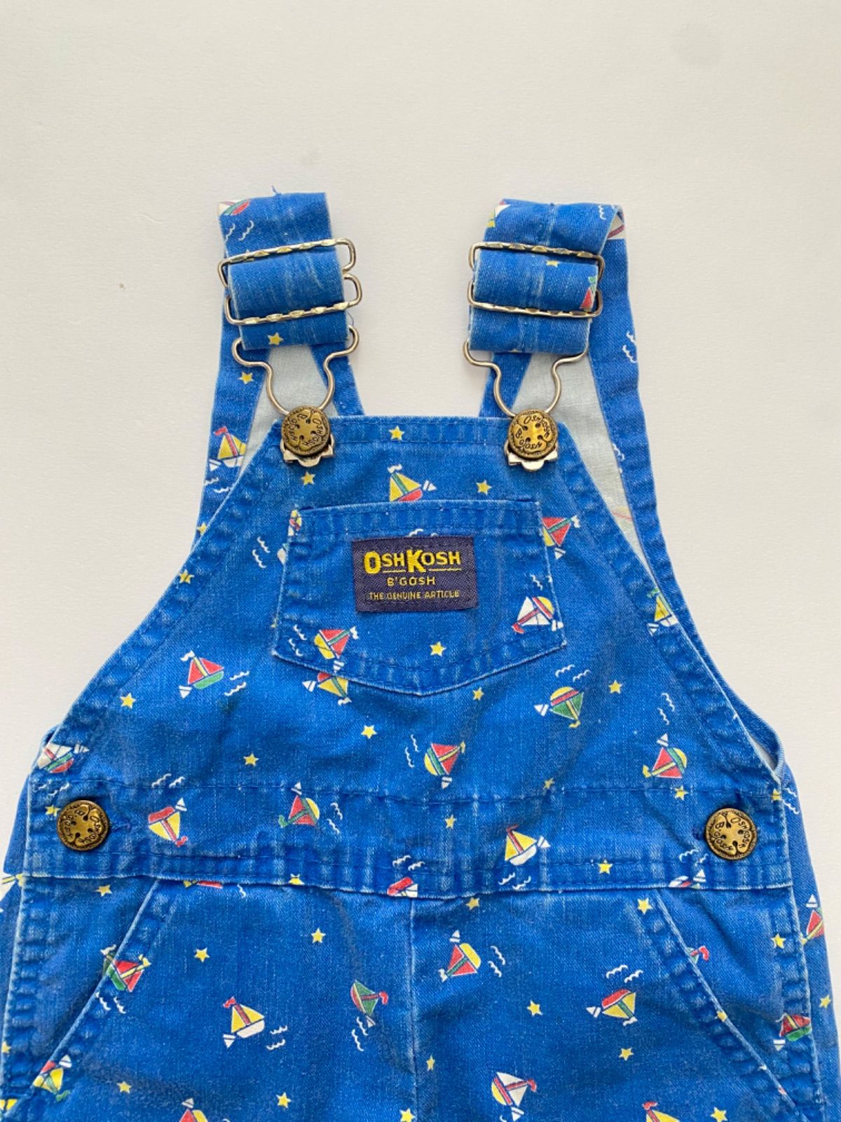 70s オシュコシュ　オーバーオール 70s〜 OSHKOSH デニムカバーオール オシュコシュ ビッグサイズ