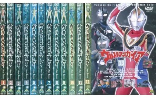 特撮 レンタルアップDVD ウルトラマンガイア 単巻全13巻セット