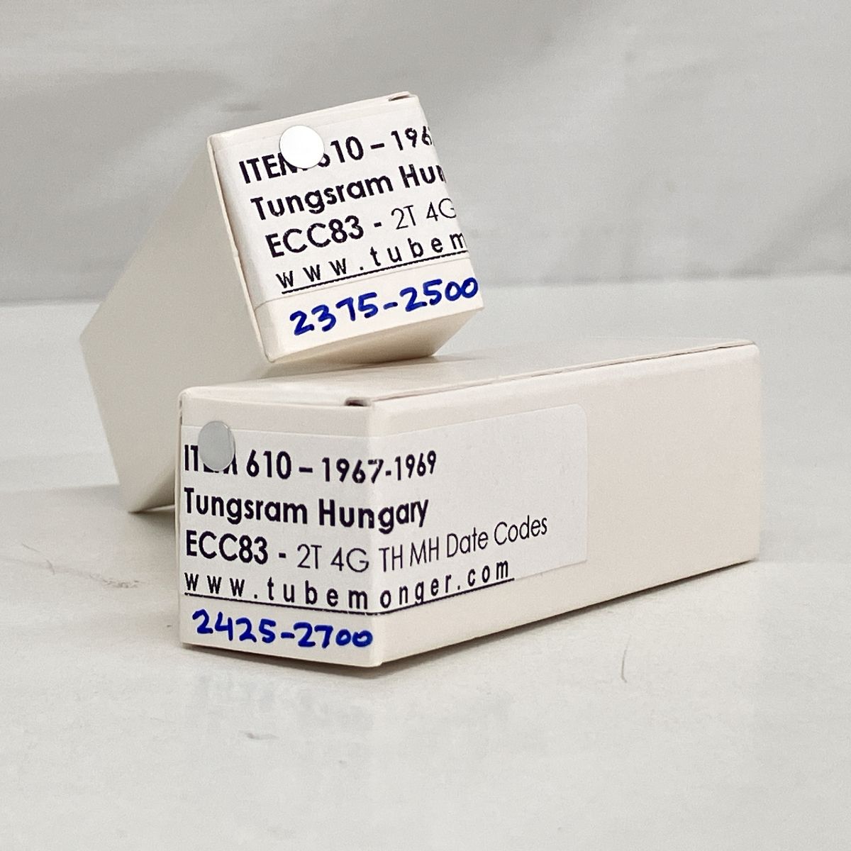 タングスラム ECC83 真空管 2本セット tungsram オーディオ 美品