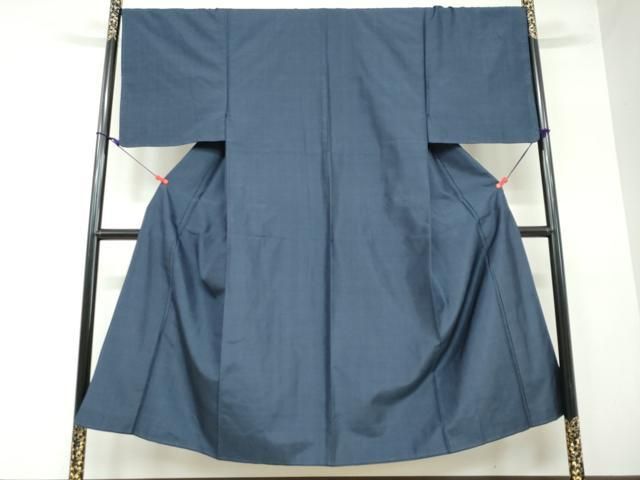 平和屋着物●男性 本場大島紬 アンサンブル 長羽織 80亀甲 総詰め 正絹 DAAW5754ud