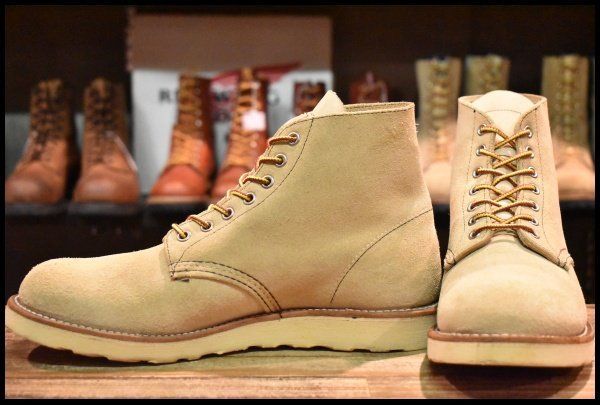 8.5D 11年 レッドウィング 8167 スエード アイリッシュセッター ホーソーンアビレーン 編み上げ ブーツ redwing HOPESMORE FI283