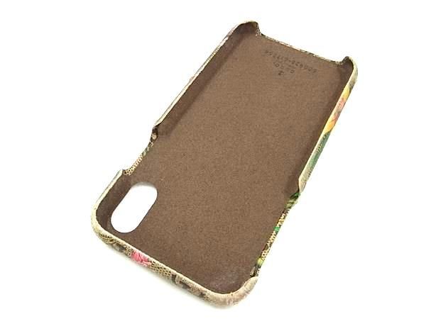 【新品】 GUCCI グッチ iPhoneXケース GG スプリーム フラワー GUCCI グッチ 600926 617664 GG柄 PVC iPhone X XS 対応 フラワー