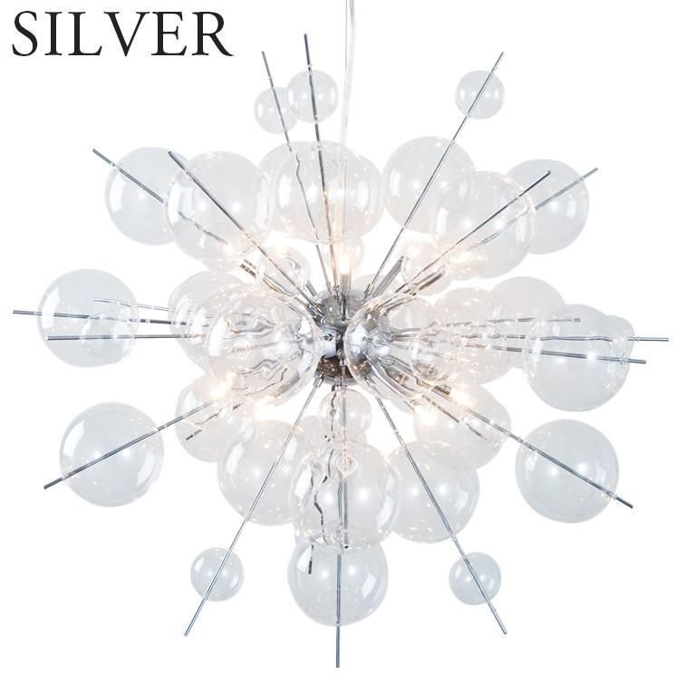 バブルシャンデリア LED 電球付属 バブルランプ シャボン玉 ガラス