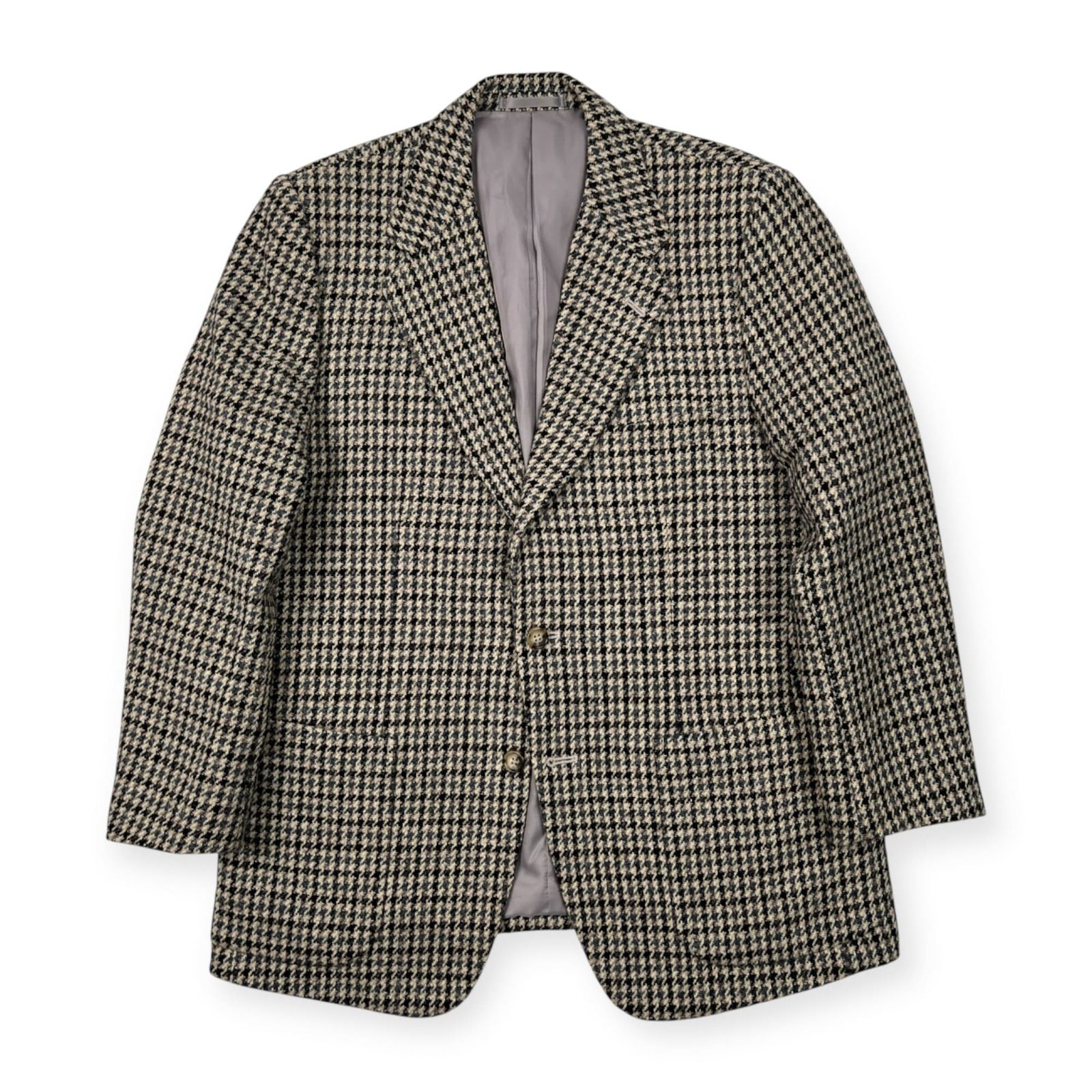美品 Harris Tweed ハリスツイード F.CONCEPT MEN GOLD 段返3B 