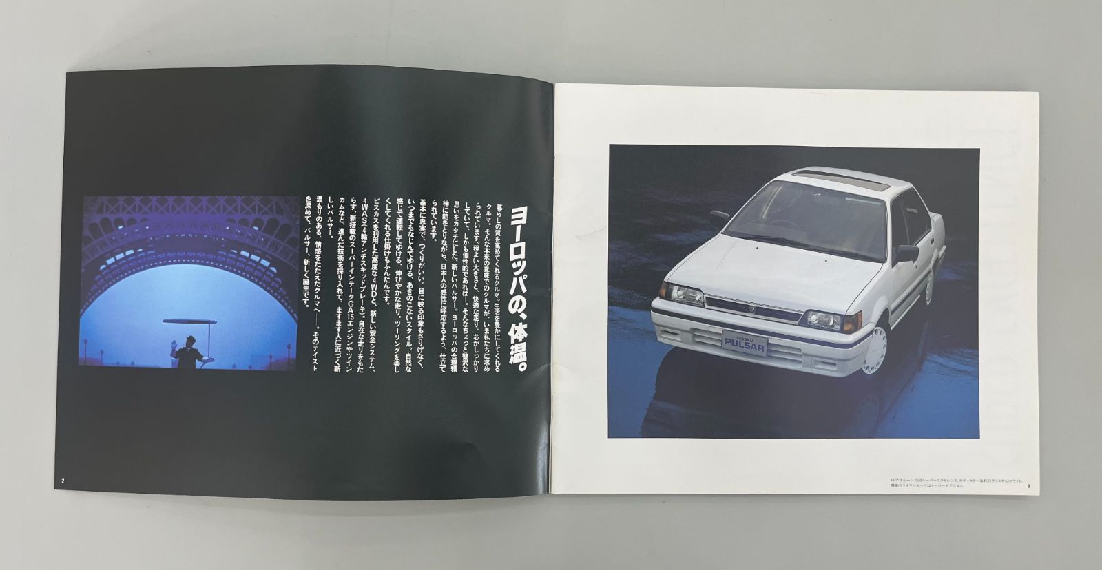 3代目 パルサー N13系 カタログ／1989年6月(平成元年6月)／ニッサン