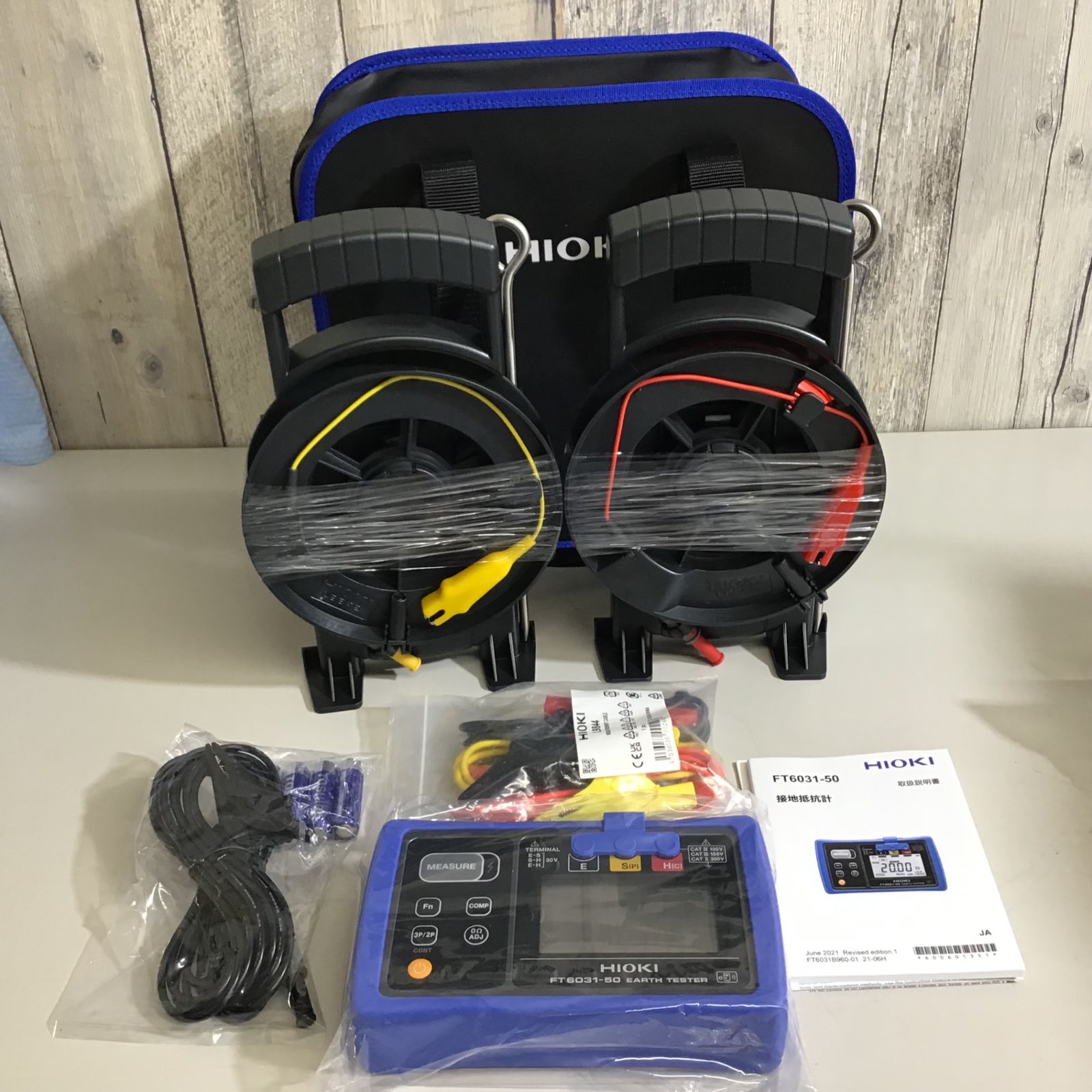 未使用品】 HIOKI 日置電機 接地抵抗計 FT6031-50 防水タイプ 未使用品】 HIOKI 日置電機 接地抵抗計 FT6031-50 防水タイプ