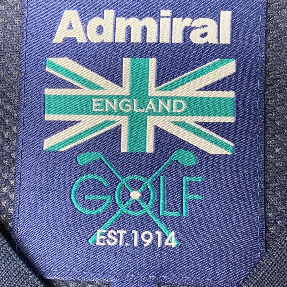 サイズ：L ADMIRAL アドミラル  インナー付 長袖ブルゾン 迷彩 カモフラ柄 ブルー系 [240101412955] ゴルフウェア メンズ ストスト サイズ：L ADMIRAL アドミラル インナー付 長袖ブルゾン 迷彩