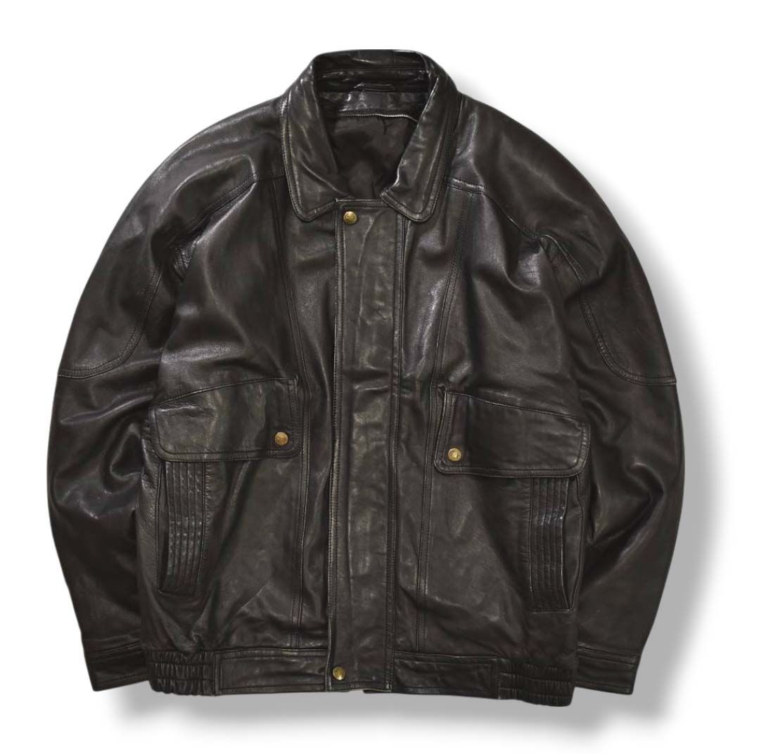 本革】 90s ヴィンテージ ロデオドライブ RODEO DRIVE 羊革 レザー