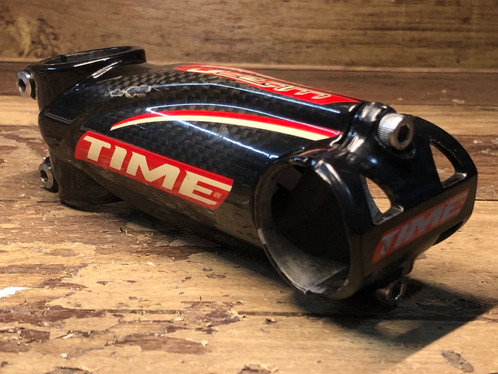 ID807 タイム TIME ULTEAM カーボンステム 110mm Φ31.8 OS ※傷 - メルカリ