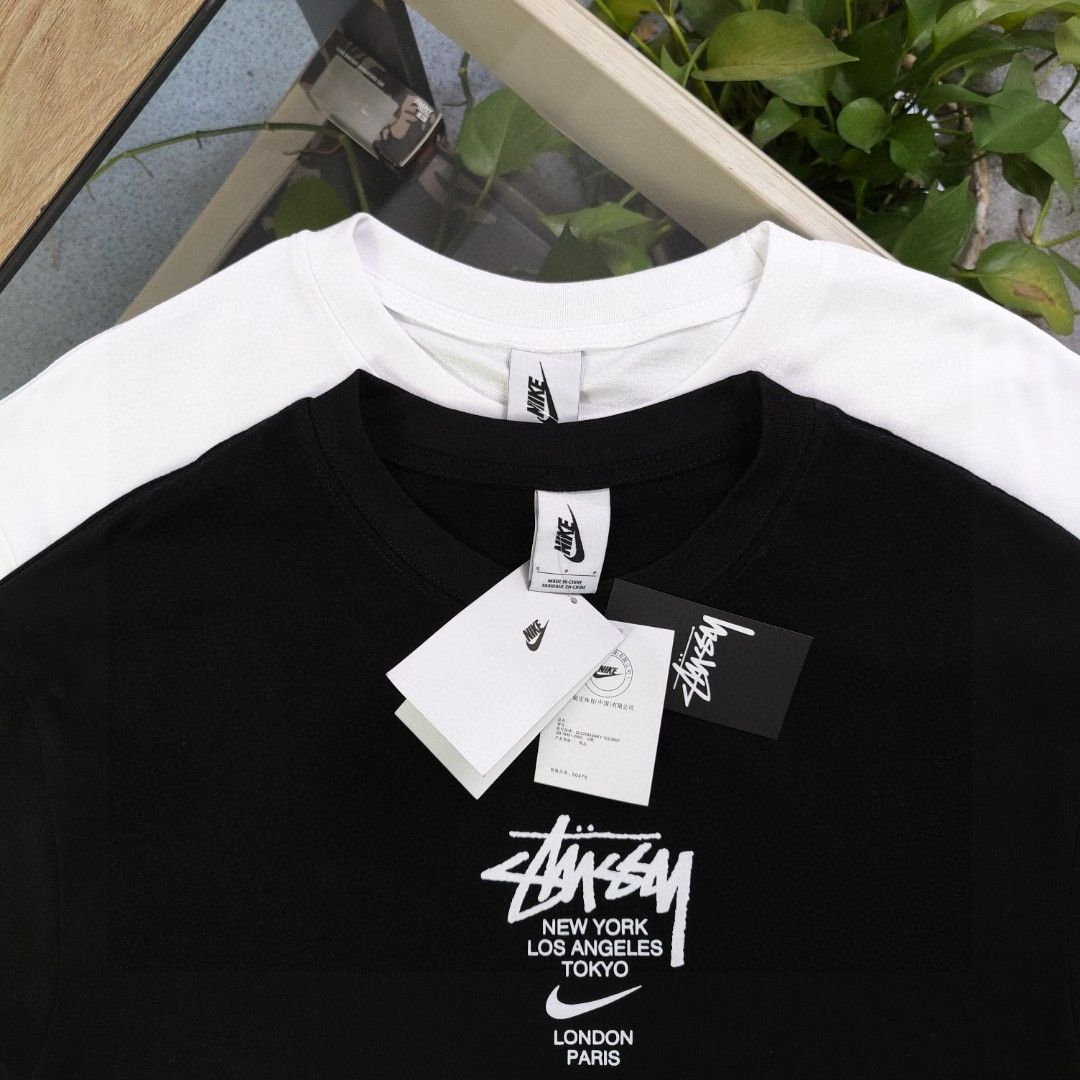 新品未使用 Nike x Stussy ナイキ x ステューシー ステューシー ダイス Tシャツ ホワイト 男女兼用 2色選択可能