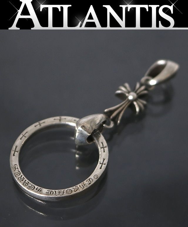 CHROME HEARTS 銀座店 クロムハーツ ベイビーファットクロス NTFL アイウェアループ ペンダント シルバー SV925 99293