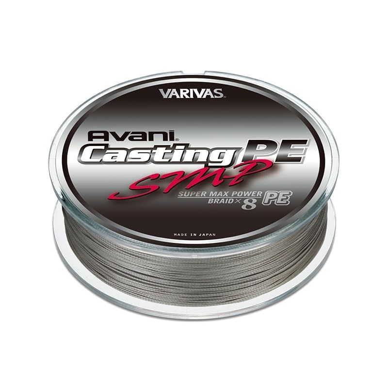 VARIVAS バリバス PEライン アバニ キャスティングPE スーパーマックスパワー 600m 3号 MAX50lb 8本 ステルスグレー 0