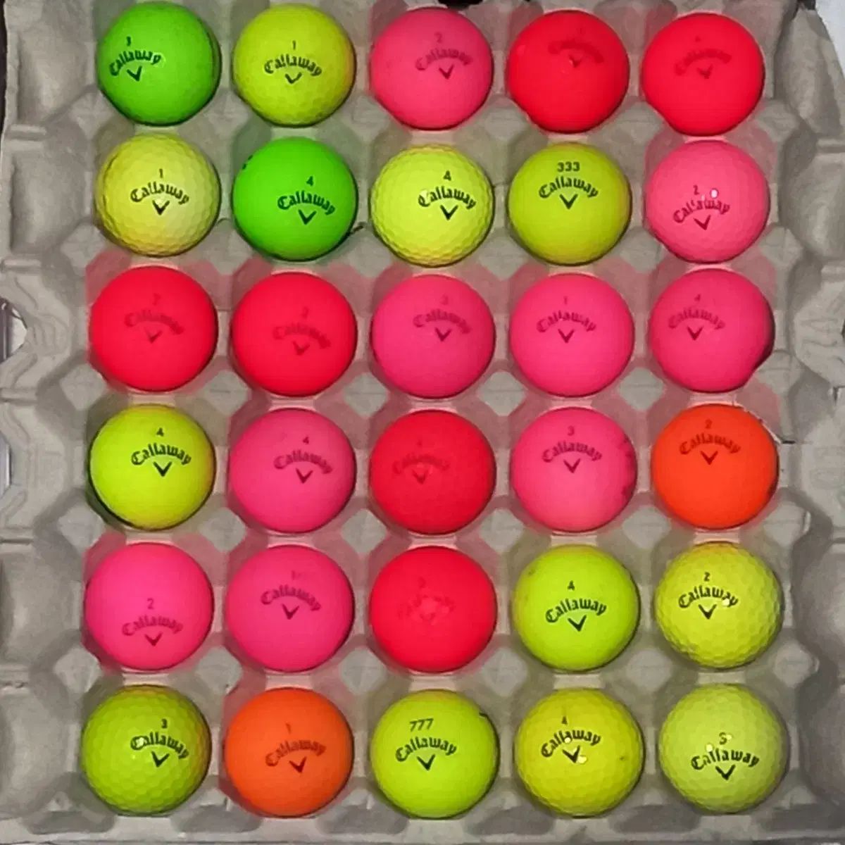 Callaway キャロウェイ ゴルフボール 蛍光 50 犬