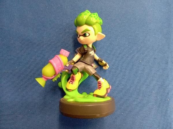 amiibo スプラトゥーン　タコボーイ　ボーイ（ネオングリーン）ボーイアミーボ スプラ3】amiibo ボーイ ネオングリーンでもらえるギア