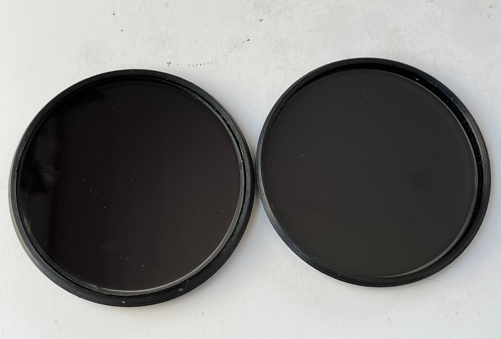 イギリス軍FM12ガスマスク用レンズ ブラック黒 GasMask 外付けリング付