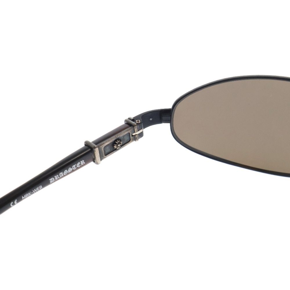 CHROME HEARTS/クロムハーツ DRAGSTER ウッドテンプル サングラス/アイウェア /000 ☆ 正規品 Chrome Hearts クロムハーツ DRAGSTER MBK-WBE EBONY WOOD