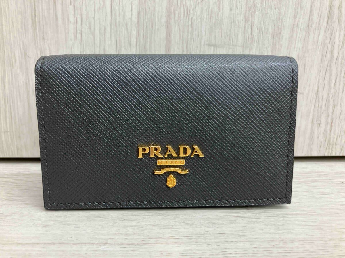 PRADA プラダ 62 B 1MC122 名刺ケース 黒 ブラック ブランド小物