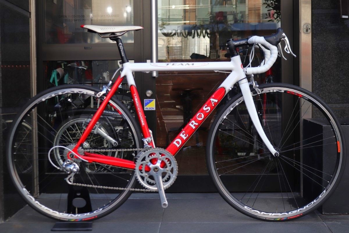 デローザ DE ROSA チーム TEAM 2006モデル 52サイズ カンパニョーロ ヴェローチェ 10S アルミ ロードバイク 【東京南麻布店】  - メルカリ