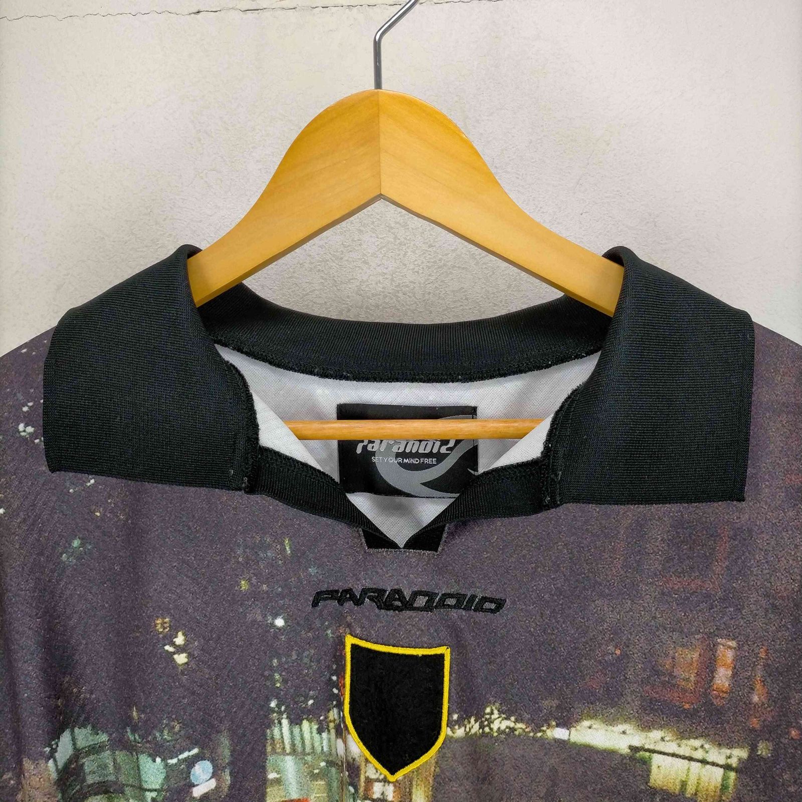 paranoid 23ss ゲームシャツ PARANOID/パラノイド/L/S Game Shirts(M BLACK)｜ ビーバー