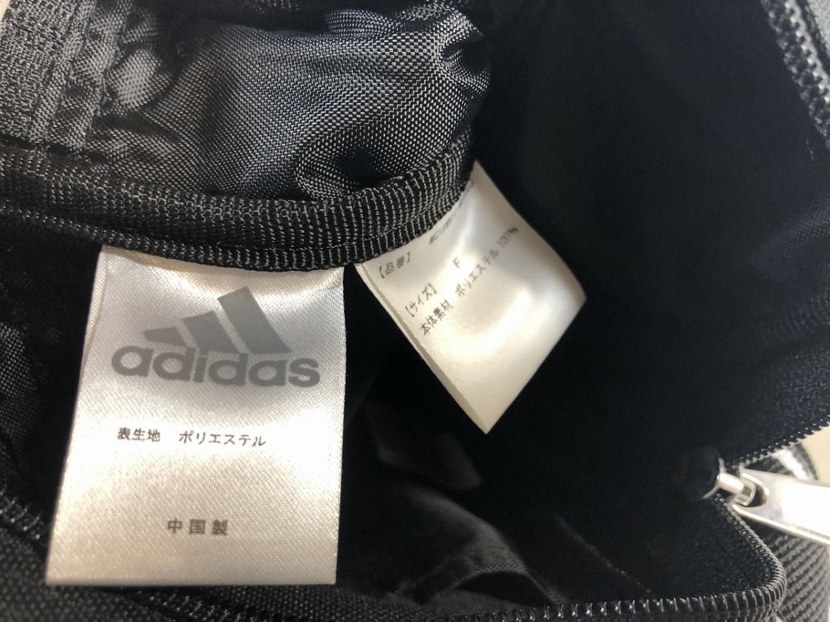 アディダス adidas  ショルダー ポーチ ブラック 黒  ほぼ未使用 Z5