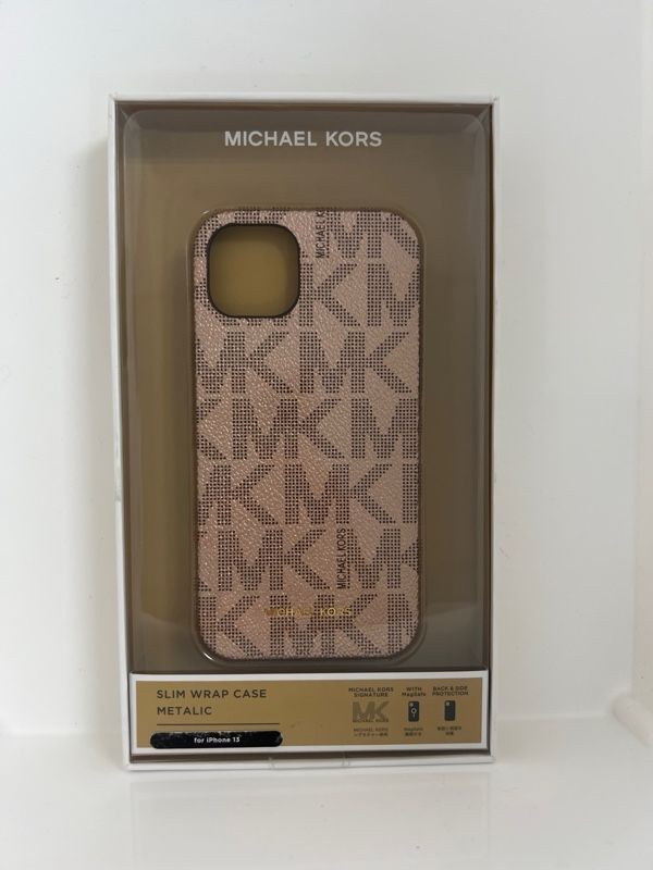 新品未使用品 MK-405 マイケルコース iPhone13 対応 ケース