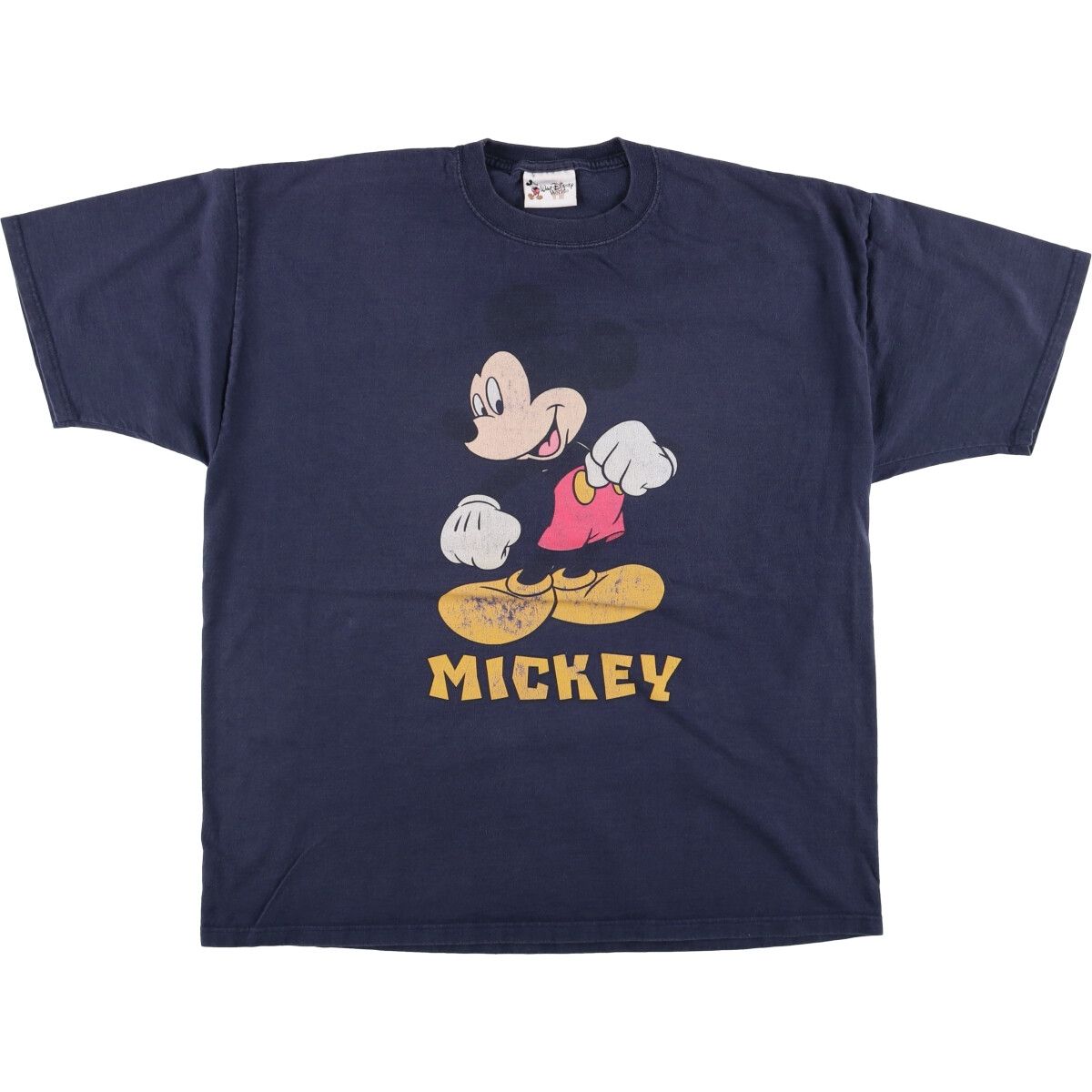 古着 WALT DISNEY WORLD MICKEY MOUSE ミッキーマウス キャップスリーブ キャラクタープリントTシャツ レディースM相当 /eaa556543 古着 WALT DISNEY WORLD MICKEY MOUSE ミッキーマウス キャップ