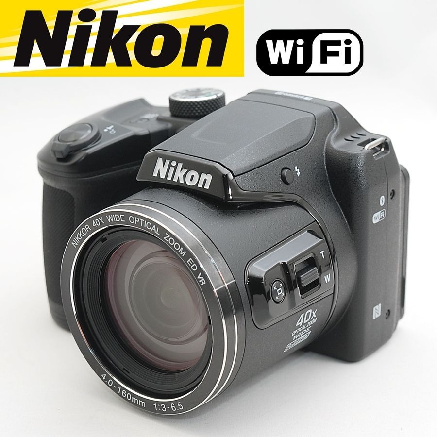 ニコン Nikon COOLPIX B500 ブラック 光学40倍 Wi-Fi搭載 コンデジ ...