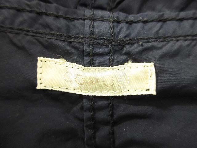 コモリ COMOLI タイプライターフードコート 3 ネイビー モッズ