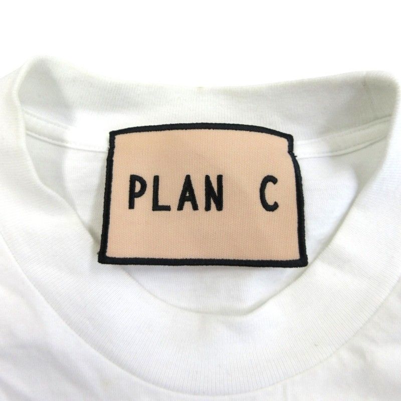 プランシー PLAN C 美品 Tシャツ カットソー ボタニカル プリント 半袖