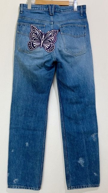 Needles(ニードルズ) KP139  ASSORTED PATCHES STRAIGHT JEAN パッチ デニムパンツ ジーンズ【A31478-007】