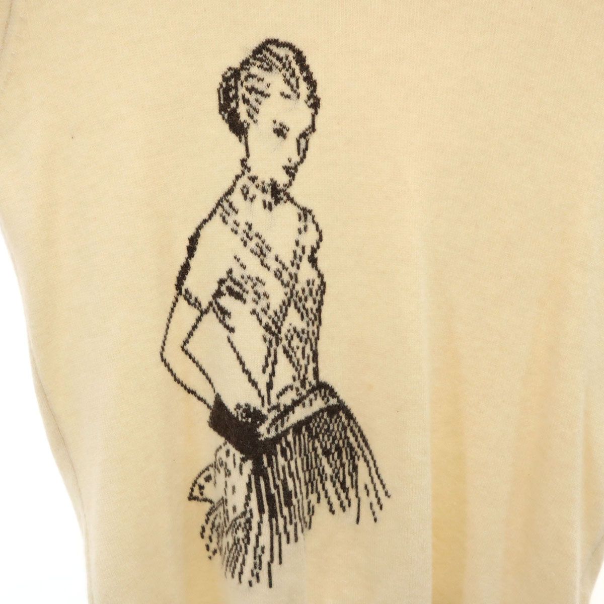 BALLANTYNE バランタイン 長袖 セーター 38 ベージュ ニット