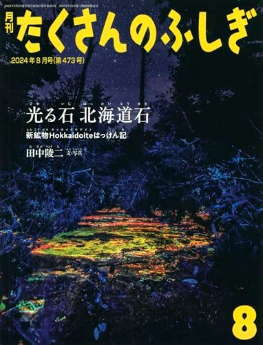 光る石 北海道石 新鉱物Hokkaidoiteはっけん記 (たくさんのふしぎ2024年8月号)／田中 陵二