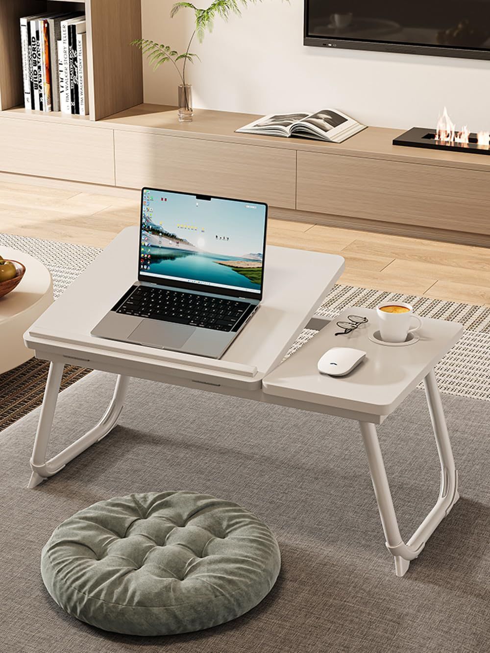 ベッド 学習 PCデスク ソファ ラップトップテーブル 完成品 コーヒー