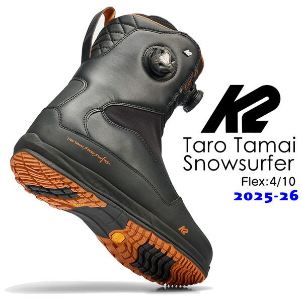 25-26 ケーツー タロウタマイスノーサーファー K2 TARO TAMAI SNOWSURFER スノーボード 靴 ダークグレー 24.5 25.0 25.5 26.0 26.5 27.0 27.5 28.0 28.5