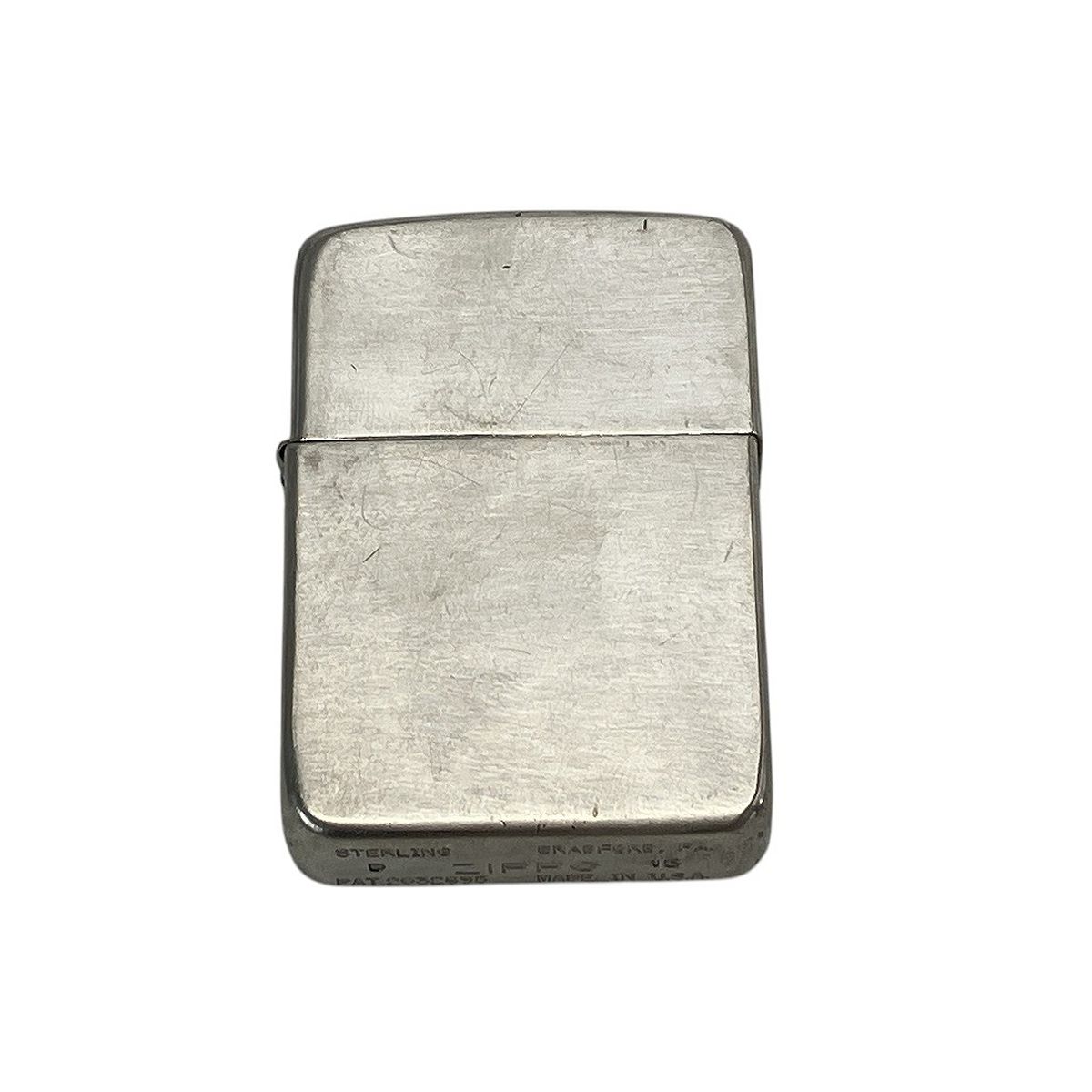 ZIPPO スターリングシルバー オイルライター 純銀 15 ジッポ 箱あり ジャンク W10021299