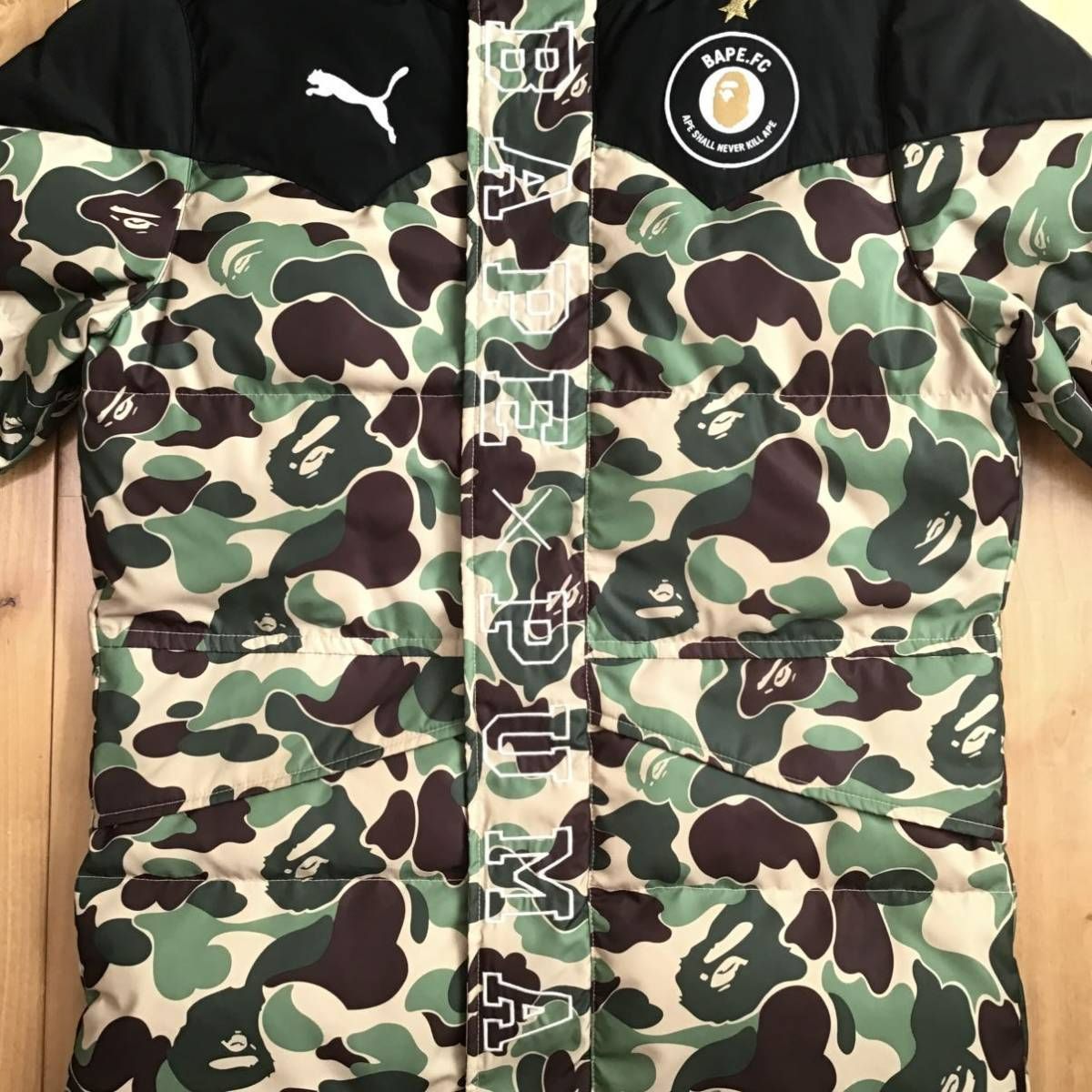 PUMA × BAPE Hoodie Long Coat XSサイズ a bathing ape ABC camo 