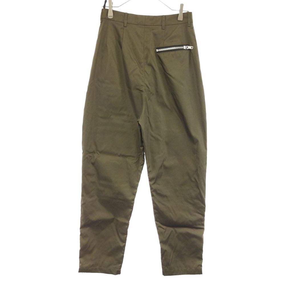 38センチ股下PRADA プラダ 19AW THECNICAL NYLON CARGO PANT 22X805 S192 ラバーパッチテクニカルナイロンジップフロントポケットカーゴパンツ