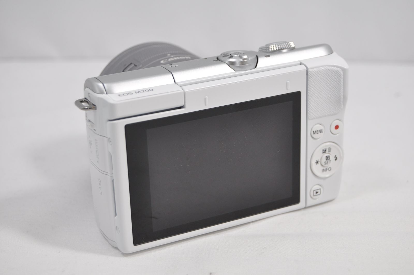 Canon キャノン EOS M200 標準ズームキット ホワイト