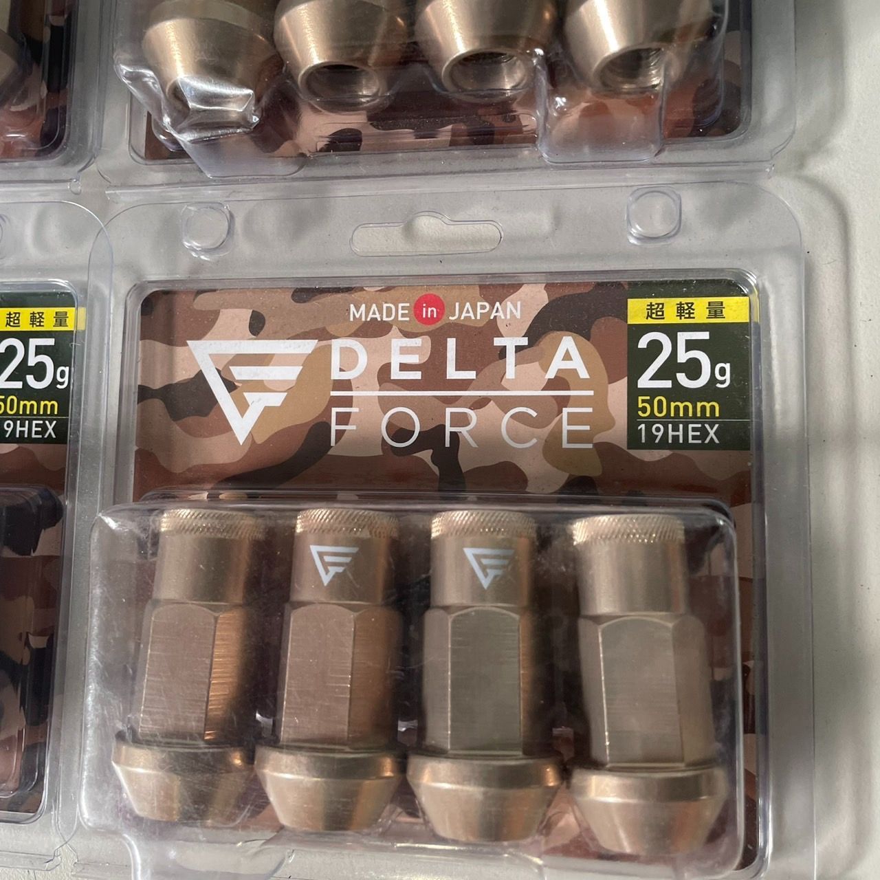 5SET OVAL MILNUTS M12 1.5 サハラベージュ アルミナット 19HEX 貫通タイプ FFCRYSTALESIA_COM