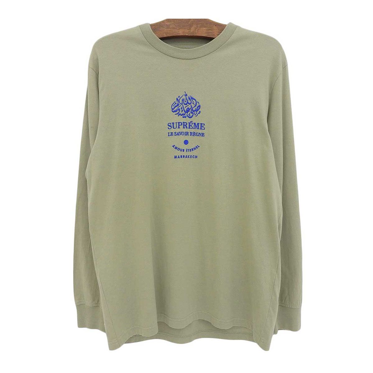 シュプリーム Marrakech ロングスリーブ Tシャツ メンズ グリーン Supreme アパレル 小物