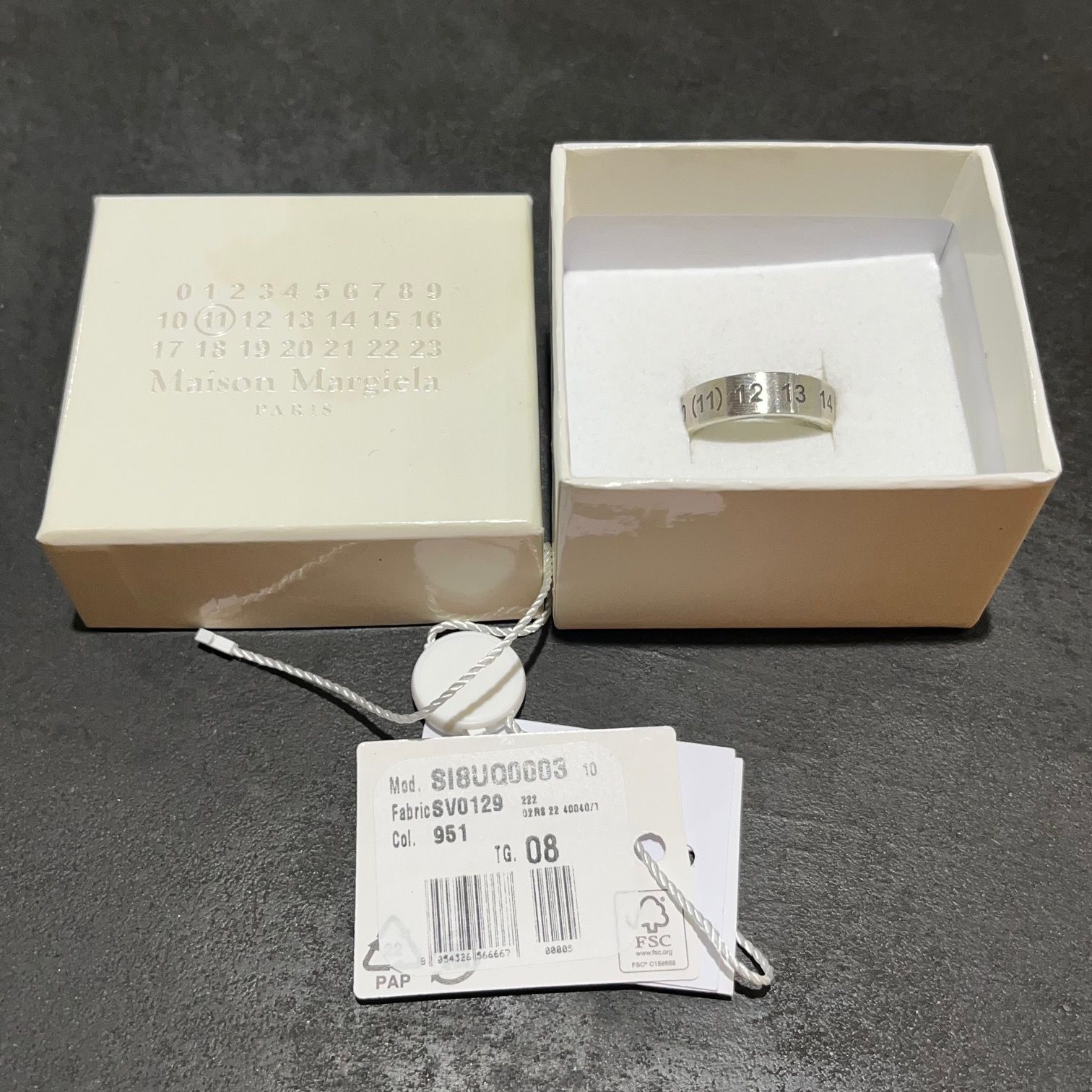 Maison Margiela ナンバリングロゴリング 指輪 リング メゾン