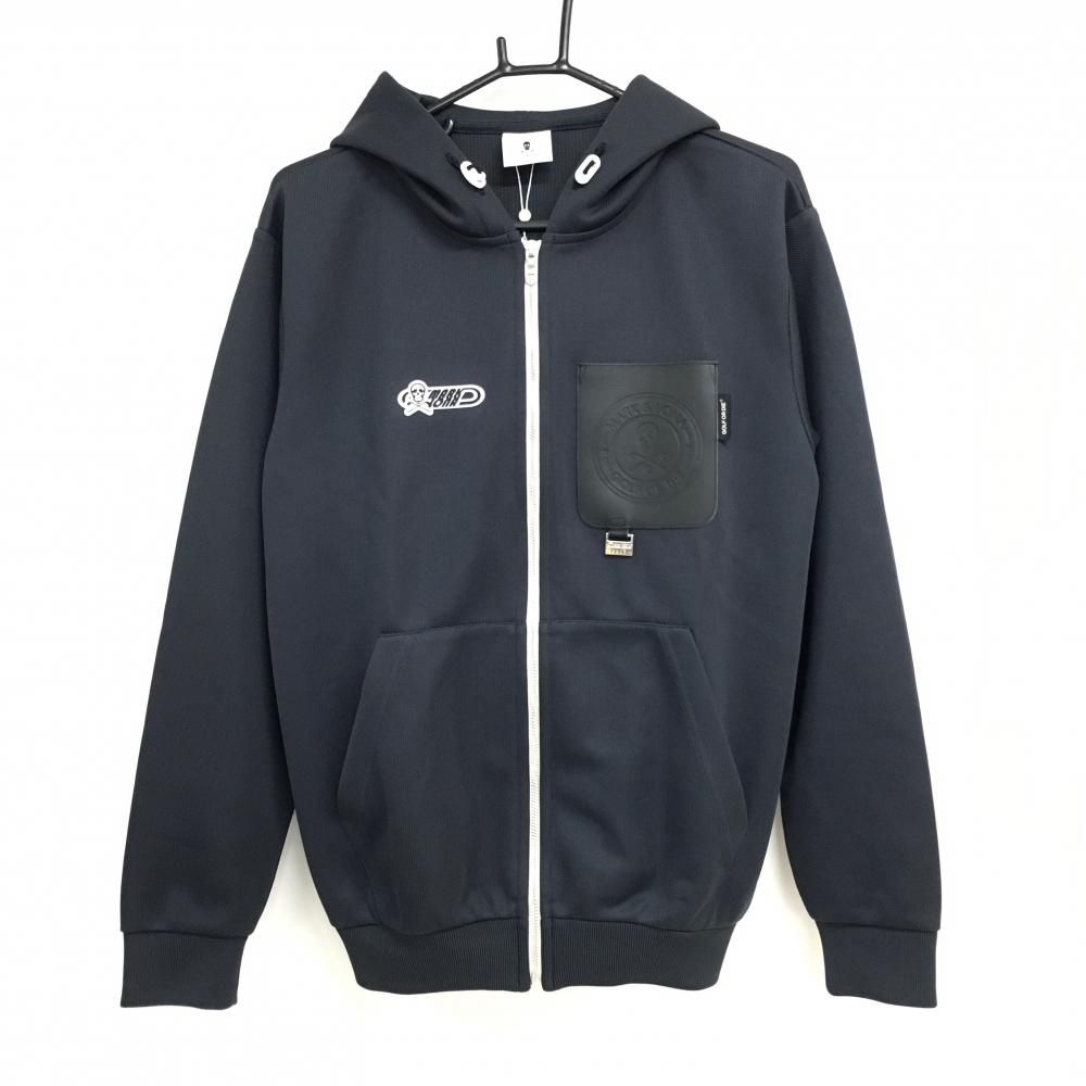 MARK&LONA マークアンドロナ トラックジャケット　フラワー刺しゅう マーク&ロナ☆ブルゾン ストレッチ L マーク＆ロナ ML フラワー