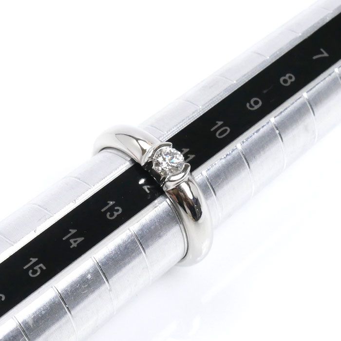 TIFFANY&Co. ティファニー Pt950プラチナ ドッツ 1Pダイヤ リング  