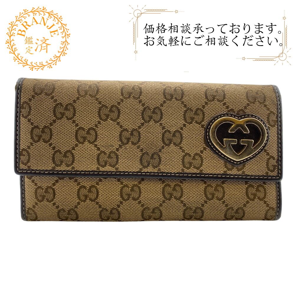GUCCI グッチ 251861 ラブリーハート GGキャンバス 長財布 財布 GUCCI グッチ 251861 ラブリーハート GGキャンバス 長財布 財布