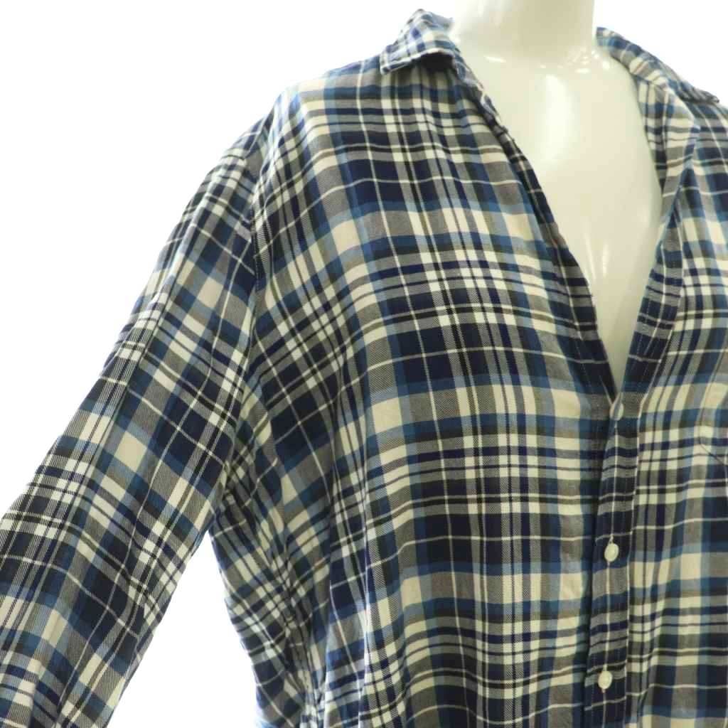 Frank&Eileen BARRY　リネン長袖スキッパーカラーシャツ　919 Frank&Eileen BARRY リネン長袖スキッパーカラーシャツ 919
